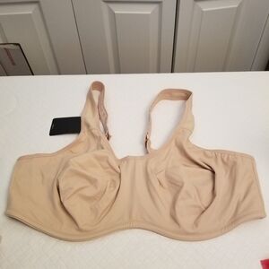 Syrokan Max Control High Impact Underwire Sports Bra A227 Beige Size 46C NWT